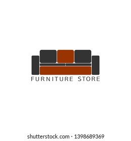 sofa vector icon on white background. Basic Furniture icon