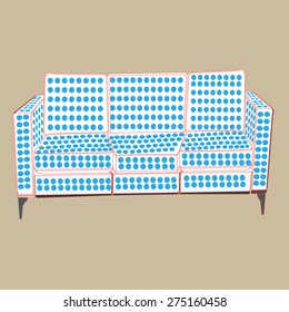 Sofa vector illustration