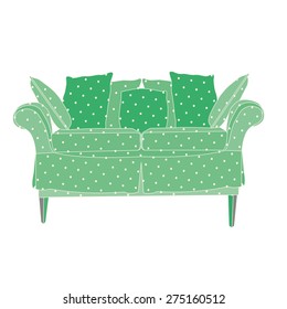 Sofa vector illustration
