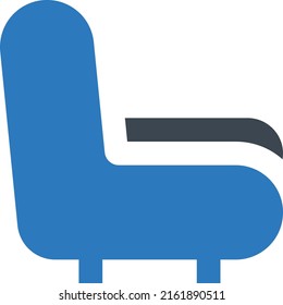 sofa Vector illustration on a transparent background. Premium quality symmbols. Glyphs vector icons for concept and graphic design.
