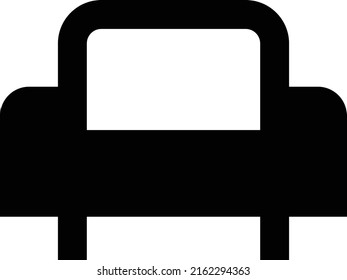 sofa Vector illustration on a transparent background. Premium quality symmbols. Glyphs vector icons for concept and graphic design.