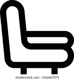 ilustración de sofá Vector en un fondo transparente.Símbolos de calidad premium.Iconos vectores de trazo para el diseño de concepto y gráfico.