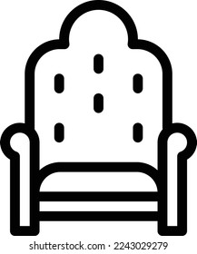 sofa  Vector illustration on a transparent background. Premium quality symmbols. Thin line vector icons for concept and graphic design. 
