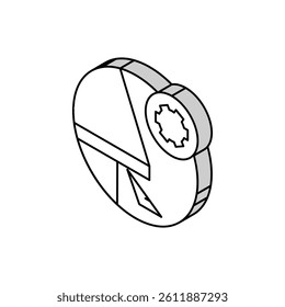 soffit roof isometric icon vector. soffit roof sign. isolated symbol illustration