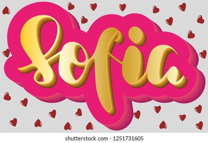 Sofia Name Images Stock Photos Vectors Shutterstock