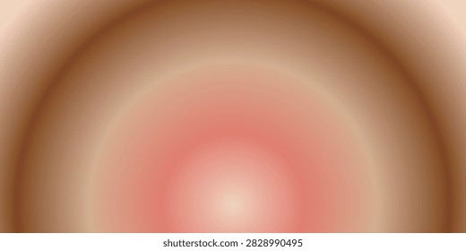 A soft, abstract background featuring concentric circles of color, transitioning from a light center to warm brown hues.