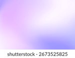 Soft abstract background featuring a gentle, blurred mesh gradient in pastel shades of lavender, blue and pink. Winter gradient vector background