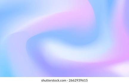 Soft abstract background featuring smooth iridescent gradients in pastel tones. Ideal for modern design, UI, wallpaper, and creative projects.