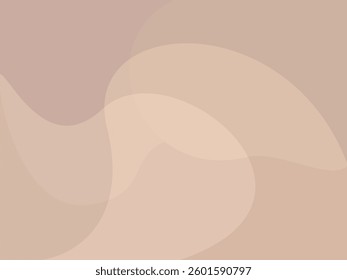 A soft abstract background with fluid organic shapes mixing warm light brown tones.