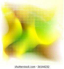 soft abstract background with halftone pattern; illustration