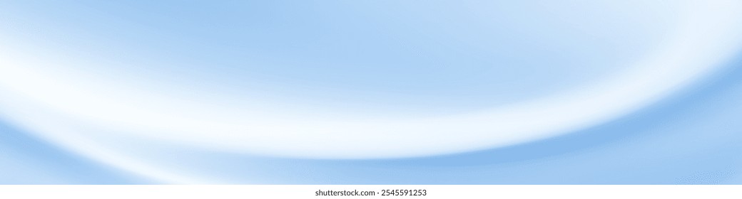 A soft, abstract background with a light blue gradient and a smooth curve in the lower right corner. 