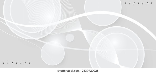 Soft Abstract Background with Overlapping Translucent White Circles on Muted Gray, Textured Swirling Linear Patterns, and Stylized Dark Text Elements for Depth, Motion, and Modern Visual Complexity