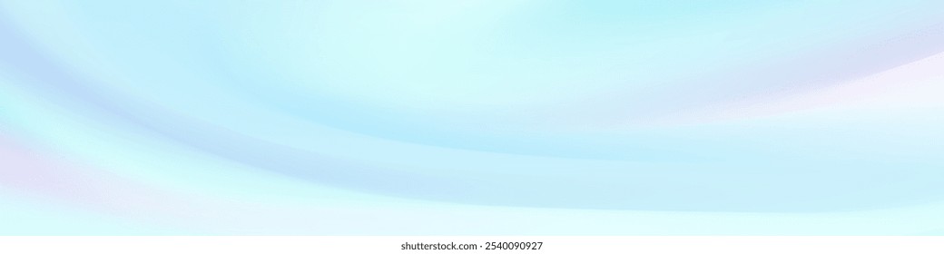 Um plano de fundo suave e abstrato com um sutil gradiente azul e linhas curvas. As cores são pastel e calmante, criando uma atmosfera tranquila e serena.