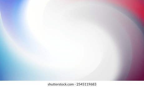 A soft, abstract background with swirling gradients of blue, red, and white, creating a sense of motion and depth.