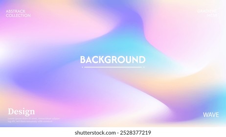 Soft and abstract background vector design soft pastel colors, gradient background, in eps 10