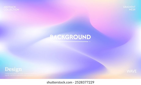 Soft and abstract background vector design soft pastel colors, gradient background, in eps 10