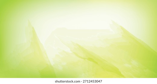 Un fondo suave y abstracto con pinceladas de acuarela en tonos de verde y amarillo, creando una sensación suave y orgánica.