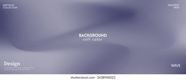 Soft abstract background with wave texture. Light and dark combination. Minimalist pastel color design