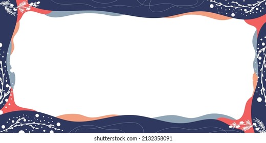 Soft Abstract Banner Background Vector with Text Space