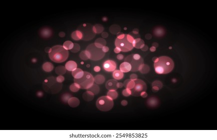 Soft Abstract Bokeh Background Banner with Light Effects