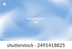 Soft abstract combination background of blue clouds. Minimalist pastel color design.