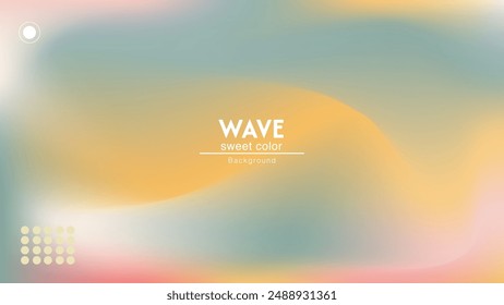 Soft abstract combination of colorful gradations. Minimalist pastel color design.