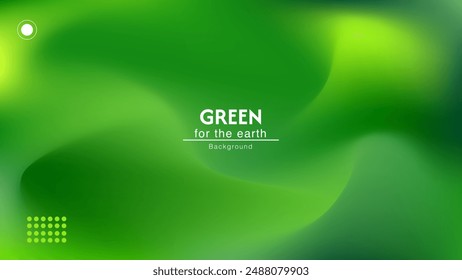 Soft abstract combination of fresh green gradations with light. Minimalist pastel color design.
