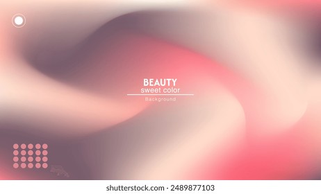 Soft abstract combination of gradations. Minimalist pastel color design.