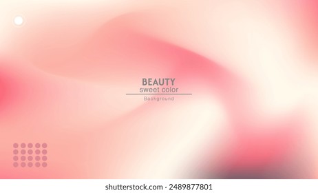 Soft abstract combination of gradations. Minimalist pastel color design.