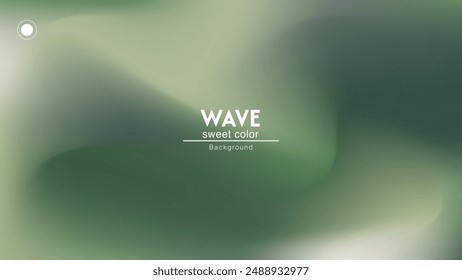 Soft abstract combination of green leaf gradations. Elegant minimalist pastel color design.