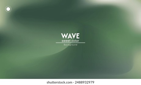 Soft abstract combination of green leaf gradations. Elegant minimalist pastel color design.