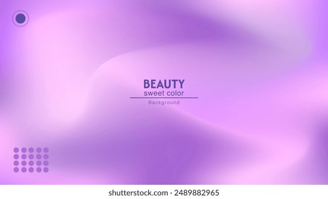 Soft abstract combination of purple gradations. Minimalist pastel color design.