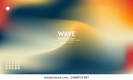Soft abstract combination of red, orange, blue and white color gradations. Elegant minimalist pastel color design.