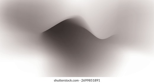 A soft, abstract form with a wave-like shape, featuring gradients of gray and subtle textures. The form has a smooth, flowing appearance.