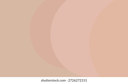 Fondo geométrico abstracto suave en tonos pastel melocotón.