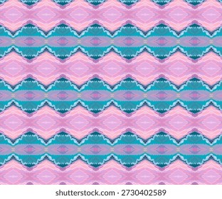 Abstrato suave, geométrico, sem emenda, pastel, design de padrão em rosa e azul-petróleo formando simetria de ziguezague rítmica para fundos modernos.