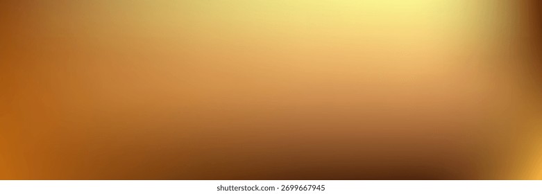 Soft abstract golden background with smooth gradient and gentle blur effect. Minimal elegant texture in warm metallic tones.