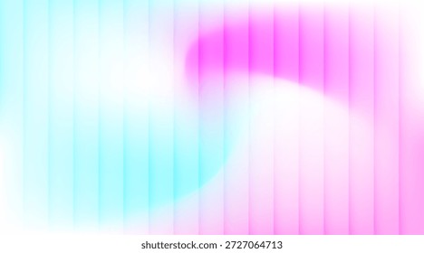 Fondo degradado abstracto suave con tonos pastel cian y rosa combinado con sutiles líneas de Vertical, limpio y mínimo para uso de diseño moderno.