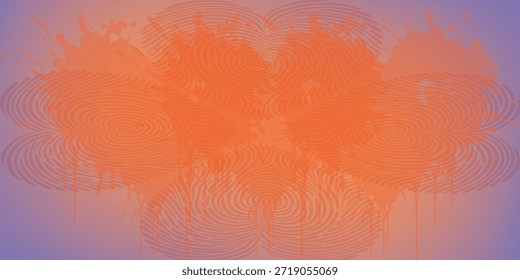 Un gradiente suave y abstracto que mezcla tonos cálidos de naranja en un tono púrpura fresco, creando un efecto visual suave y calmante.