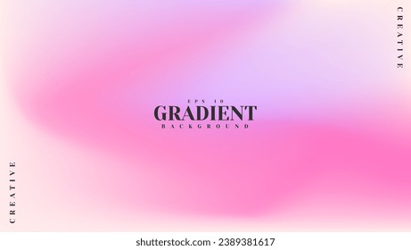 soft abstract gradient blurred background. vector illustration