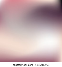 Soft abstract gradient. Blurred mesh background. Multicolor pastel blurry blend. Holographic illustration. Smooth pink, violet texture. Beautiful natural light vector. Holographic soft rainbow mesh.