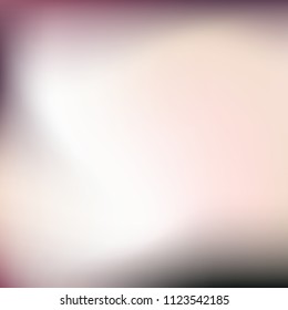 Soft abstract gradient. Blurred mesh background. Multicolor pastel blurry blend. Holographic illustration. Smooth pink, violet texture. Beautiful natural light vector. Holographic soft rainbow mesh.