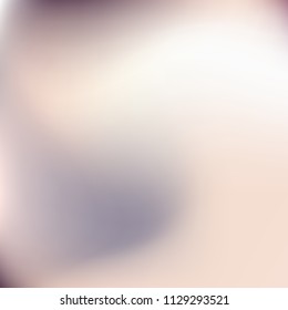 Soft abstract gradient. Blurred mesh background. Multicolor pastel blurry blend. Holographic illustration. Smooth pink, violet texture. Beautiful natural light vector. Holographic soft rainbow mesh.