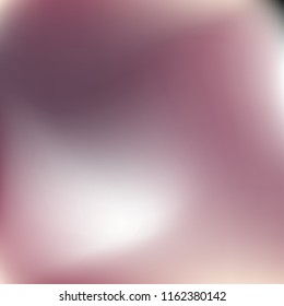 Soft abstract gradient. Blurred mesh background. Multicolor pastel blurry blend. Holographic illustration. Smooth pink, violet texture. Beautiful natural light vector. Holographic soft rainbow mesh.