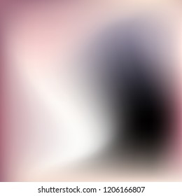 Soft abstract gradient. Blurred mesh background. Multicolor pastel blurry blend. Holographic illustration. Smooth pink, violet texture. Beautiful natural light vector. Holographic soft rainbow mesh.