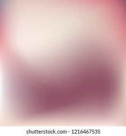 Soft abstract gradient. Blurred mesh background. Multicolor pastel blurry blend. Holographic illustration. Smooth pink, violet texture. Beautiful natural light vector. Holographic soft rainbow mesh.