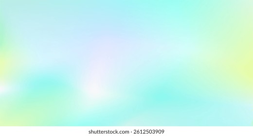Soft Abstract Pastel Gradient Background Vector in Light Blue  White and Yellow Tones