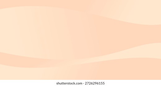 Fondo de onda de melocotón Abstractas suave con flujo de gradiente mínimo