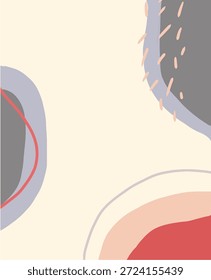 Composição de Formas e Linhas Abstratas Suaves
