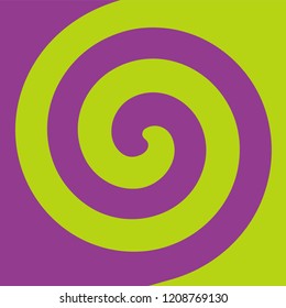 Soft abstract spiral background in 2 colors : Purple and Light green.